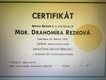 Certifikát o absolvování kurzu Právní překlad I (angličtina) pořádaného Belisha Beacon