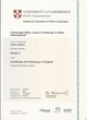 Certificate of Proficiency in English C2