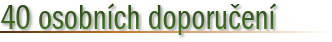 Osobní doporučení