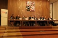 Tlumočení na konferenci Současná bezpečnostní situace v Pobaltí (hosté: Karel Schwarzenberg, Luboš Švec, Štefan Füle a velvyslanci Litvy, Lotyšska a Estonska)